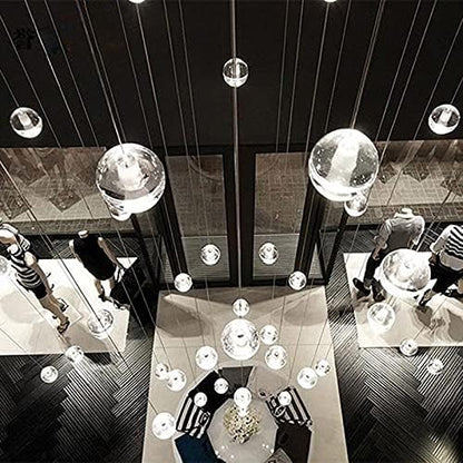 Luxury Crystal Pendant Chandelier – Modern Ceiling Hanging Light Fixture for Dining Room and Living Space