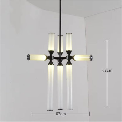 Modern Hanging Pendant Light – Adjustable Ceiling Chandelier for Bedroom and Living Space