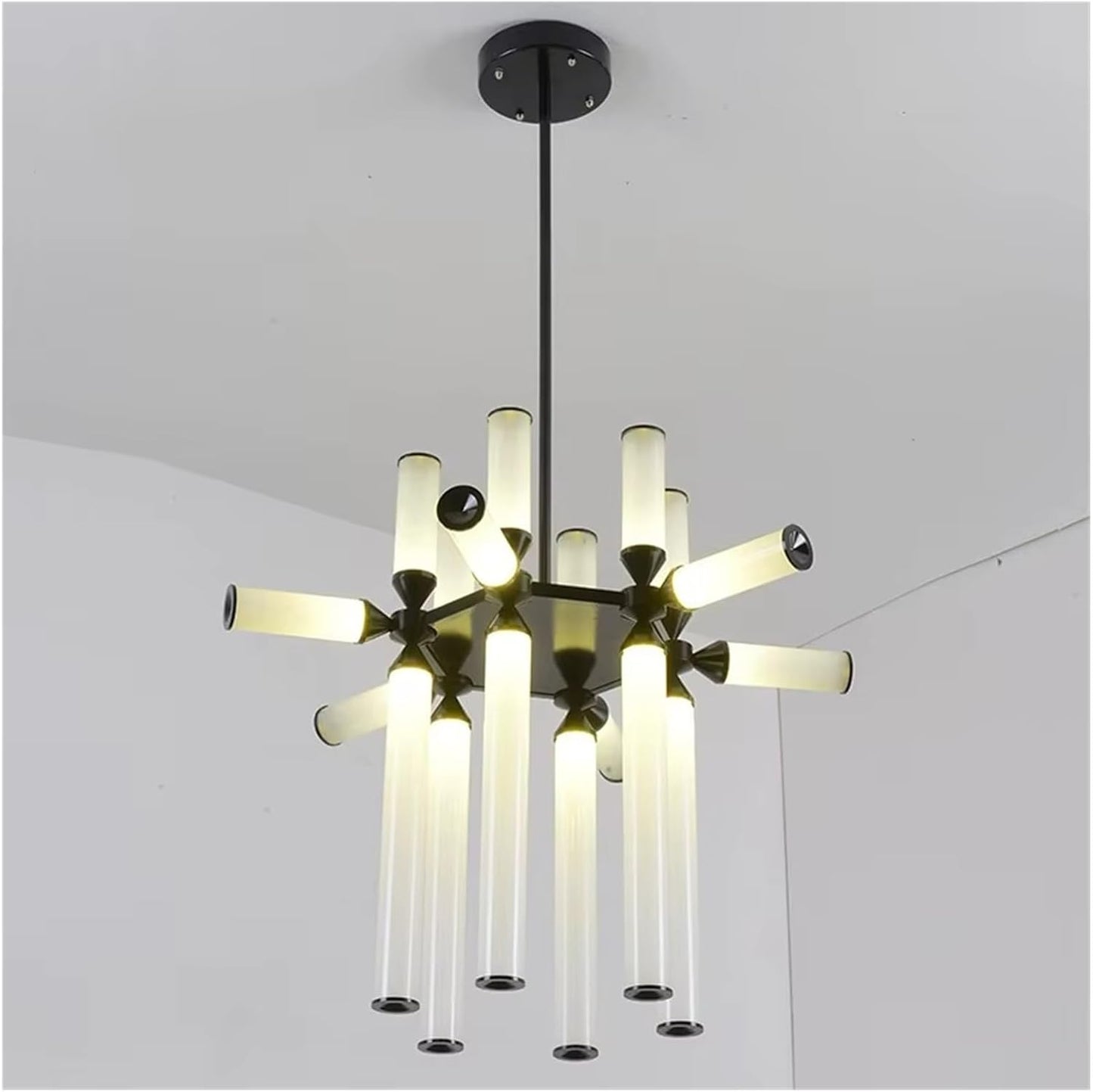 Modern Hanging Pendant Light – Adjustable Ceiling Chandelier for Bedroom and Living Space