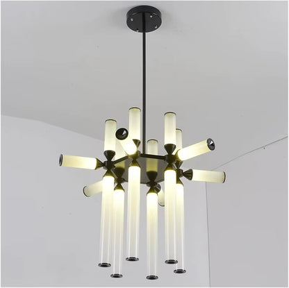 Modern Hanging Pendant Light – Adjustable Ceiling Chandelier for Bedroom and Living Space