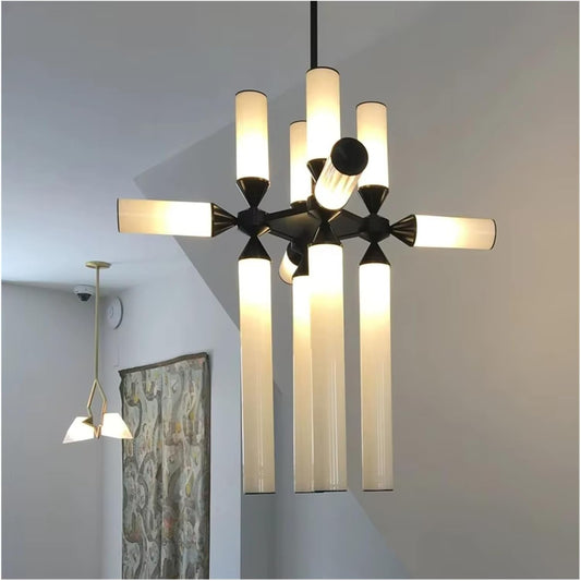 Modern Hanging Pendant Light – Adjustable Ceiling Chandelier for Bedroom and Living Space
