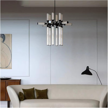 Modern Hanging Pendant Light – Adjustable Ceiling Chandelier for Bedroom and Living Space