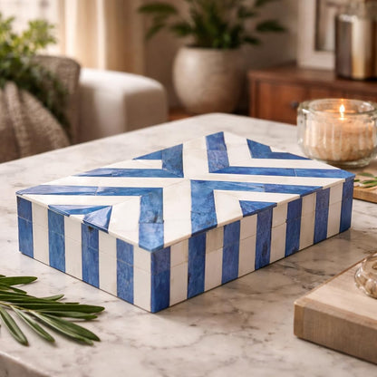 Decorative Handmade Keepsake Storage Box Organizer for Home & Gifts