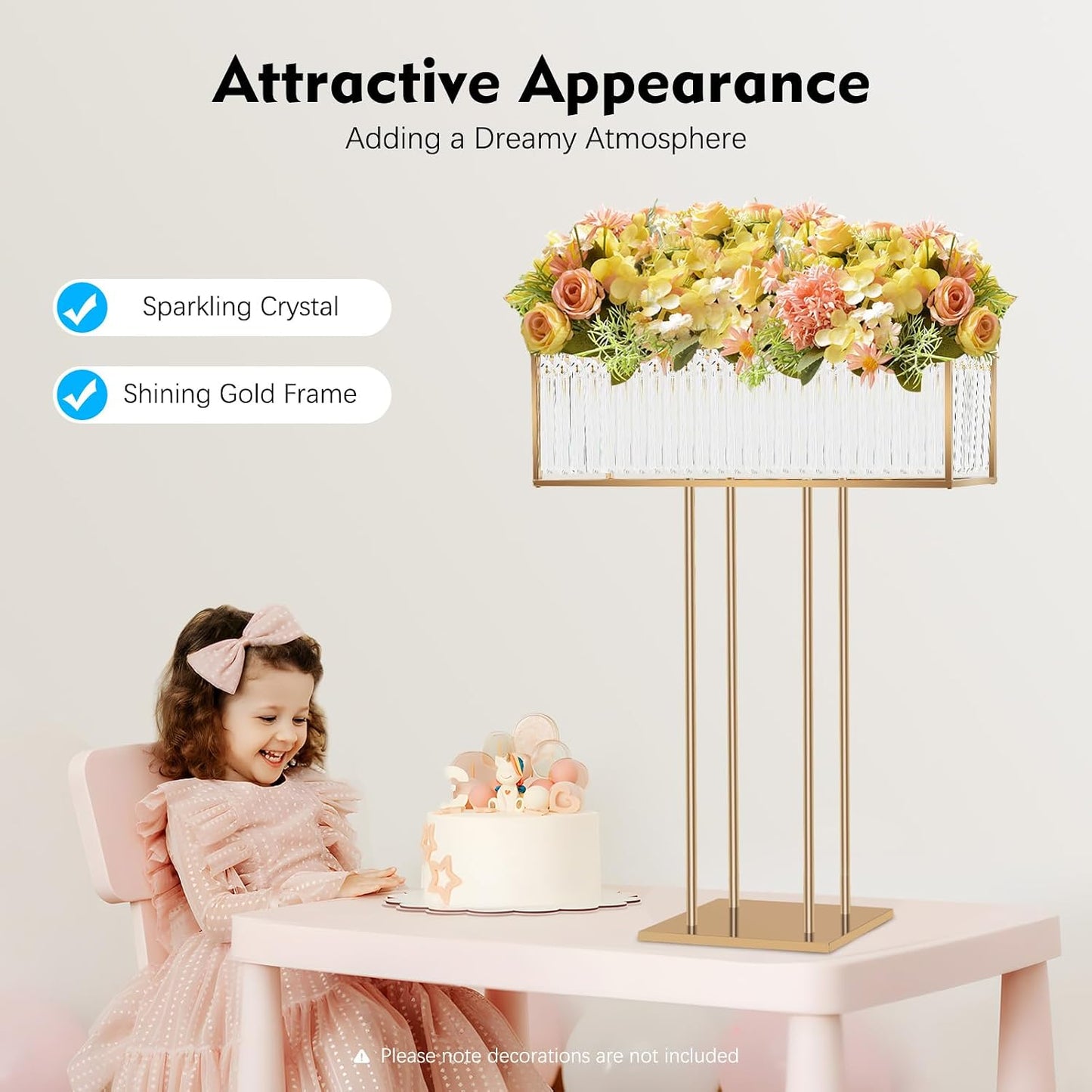 Sparkling Hanging Centerpiece Crystal Pendant Table Decor