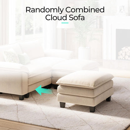 Modern Modular Sectional Sofa Bed – Convertible Sleeper Couch with Storage and Deep Seating