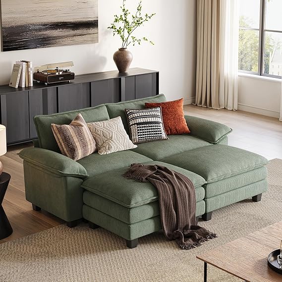 Modern Modular Sectional Sofa Bed – Convertible Sleeper Couch with Storage and Deep Seating